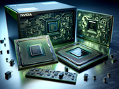 Общее изображение, изображающее чипы Nvidia (Источник изображения: сгенерированное искусственным интеллектом изображение)